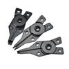 Snap Ring Pliers Tool Set - High Carbon Steel Forged with 4 Interchangeable Heads, Split Ring Pliers, Coupler Removal Tool with Comfortable Handles, M