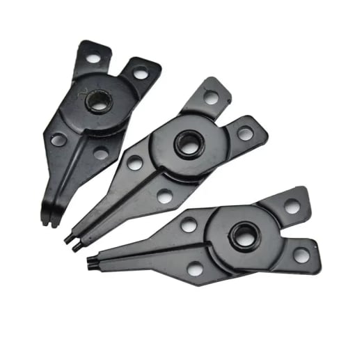 Snap Ring Pliers Tool Set - High Carbon Steel Forged with 4 Interchangeable Heads, Split Ring Pliers, Coupler Removal Tool with Comfortable Handles, M