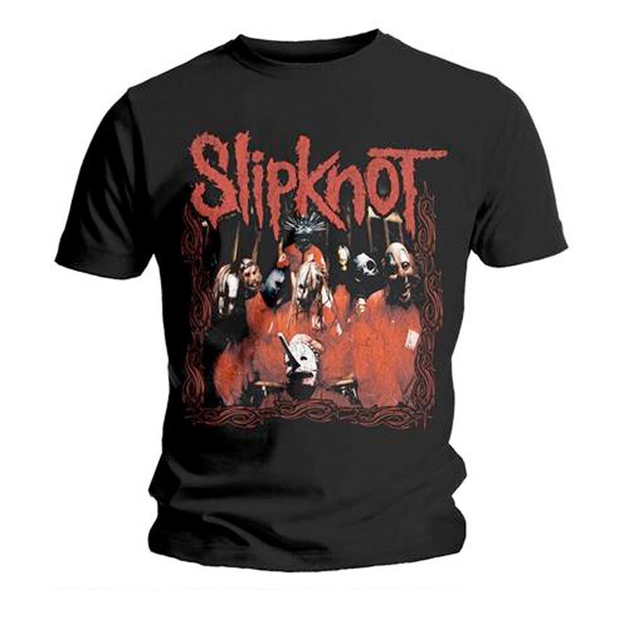 Slipknot - Рамка для группы - Черная футболка 3XL Унисекс XXXL
