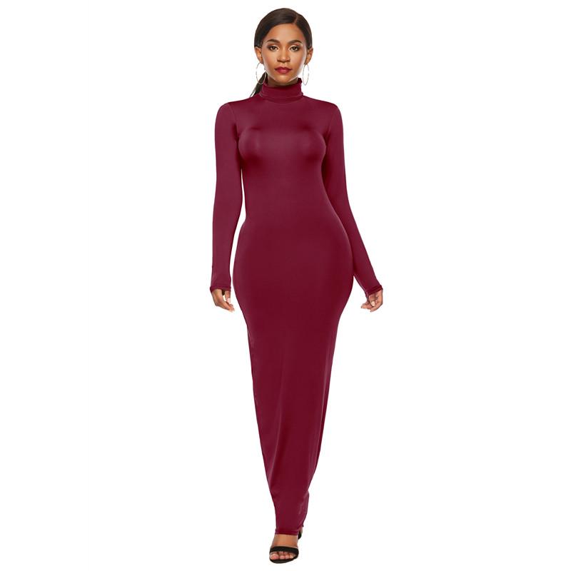 Buy New Fashion Women's long dress high 
