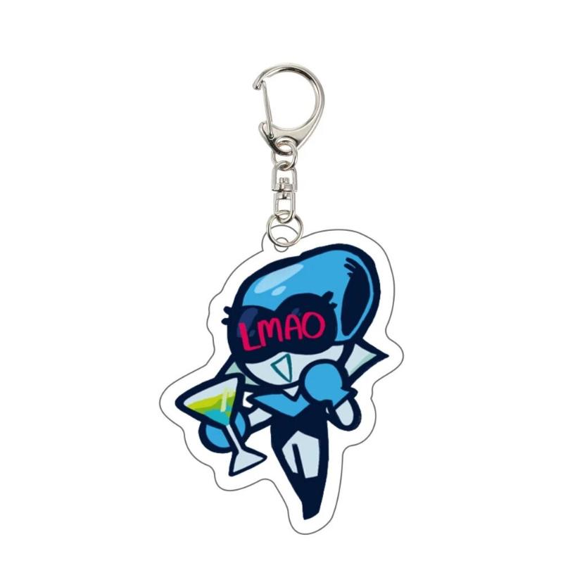 Game Deltarune Susie Kris Berdly Spamton NEO Cosplay Keychain Kawaii Acrylic Keyring Key Chain Bag Accessories Ornament Prop