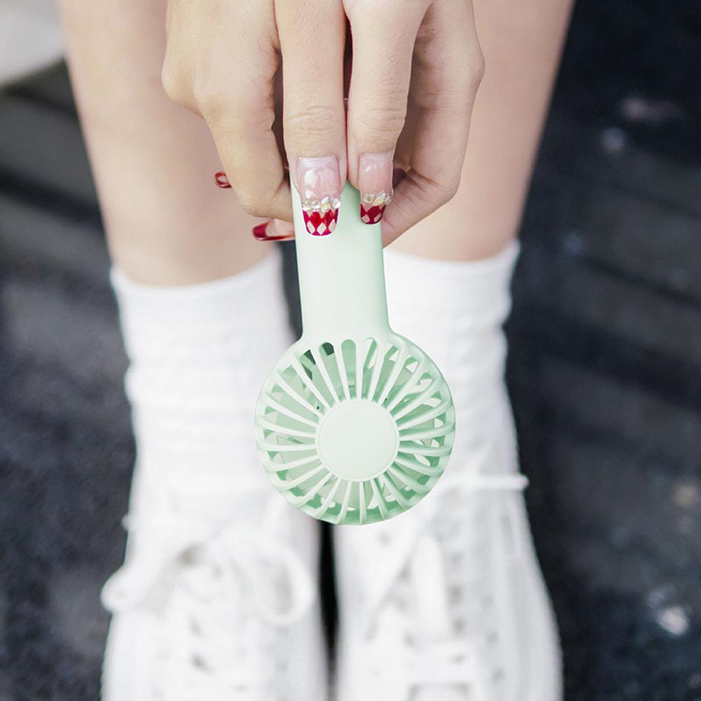 Portable Handheld Fan Small Cooling Fan Outdoor USB Rechargeable Cooler Cordless Fan Summer Camping