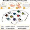 10Pcsset Anime Akatsuki Itachi Metal R-Ings Cartoon Cool Cosplay Accessory Props Boy Children Action Figure Toy Gift
