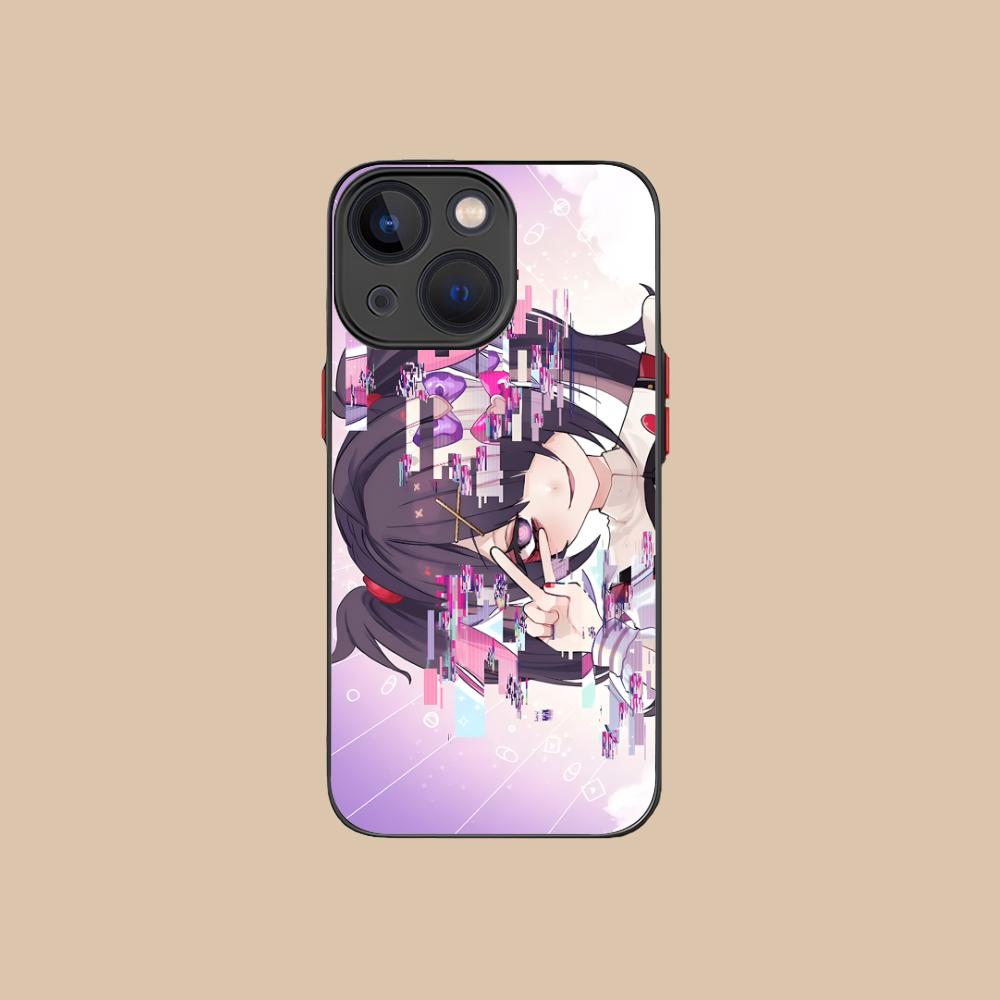 Needy Girl Ame-chan Rain Phone Case for iPhone 16 15 14 13 12 11 X XR XS 8 7 Pro Max Plus Mini Colour Printing Silicone Luxury