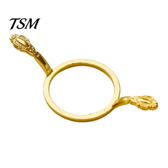 Metal Wax Seal Mold Creative Shape Reusable Polished Surface Rustproof Non-stick Decorative Sealing Ring 5 Styles Invitations Envelopes Cards Round