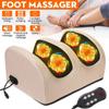 Hot Compression Electric Foot Massager Heating Therapy Shiatsu Kneading Roller Calf Deep Muscle Relaxation with Remote Control