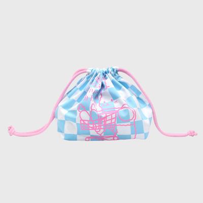 SHOPPING POPO-BLUE (String Pouch)