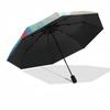 "Whiskers", "Feline"- Automatic Umbrella, Four Seasons Portable Folding Umbrella, Suitable for Men and Women, Travel, Daily Compact Umbrella