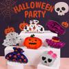 PVC Halloween Hair Claw Spider Skeleton Shark Clip Creative Pumpkin Themed Gripper  Photograh