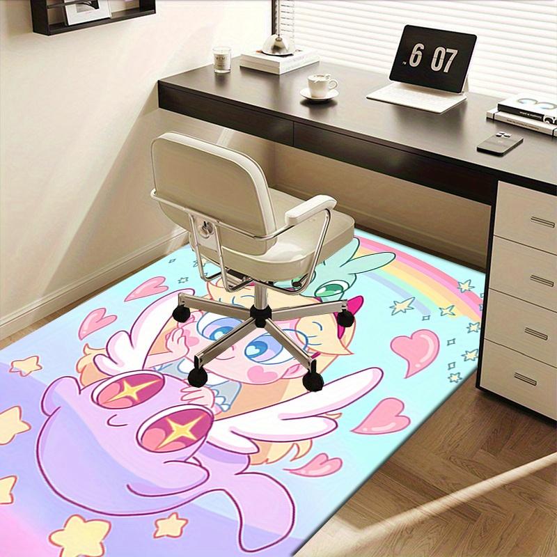 1pc Star vs. the Forces of Evil Office Carpet Soft Polyester Entrance Carpet Washable Non slip Machi
