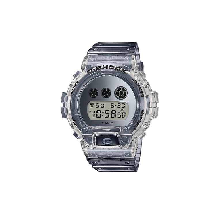 

Casio G-Squad G-Shock See-Through Ice Tough Limited Edition Semi-Transparent Digital Waterproof Sports Quartz Watch Men Watches Silver DW-6900SK-1PRS Silver Gray (Non-Customized Watch Box)