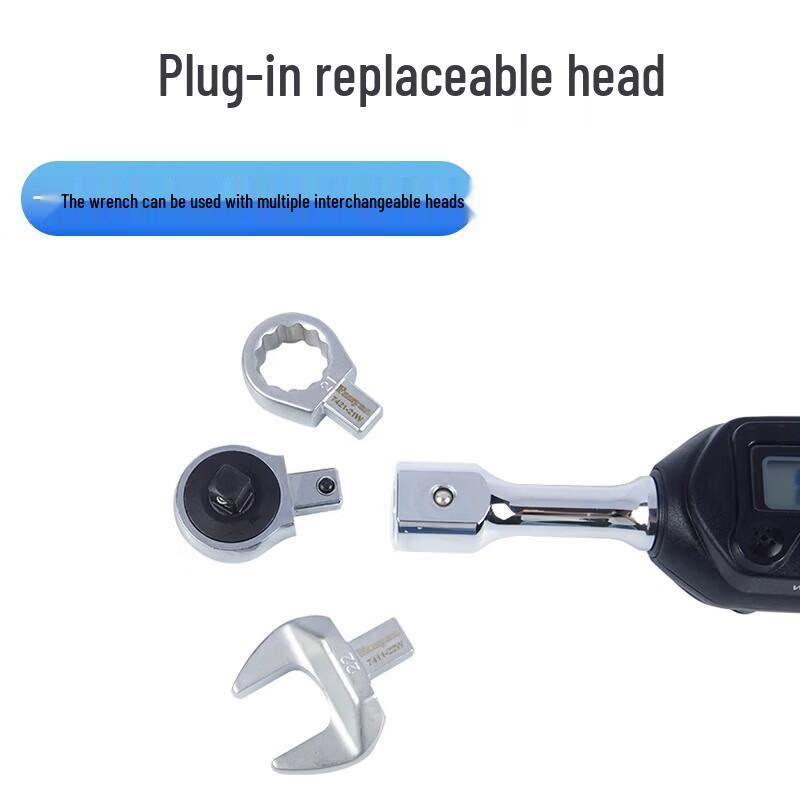 WIZTANK Interchangeable Head Digital Torque Wrench