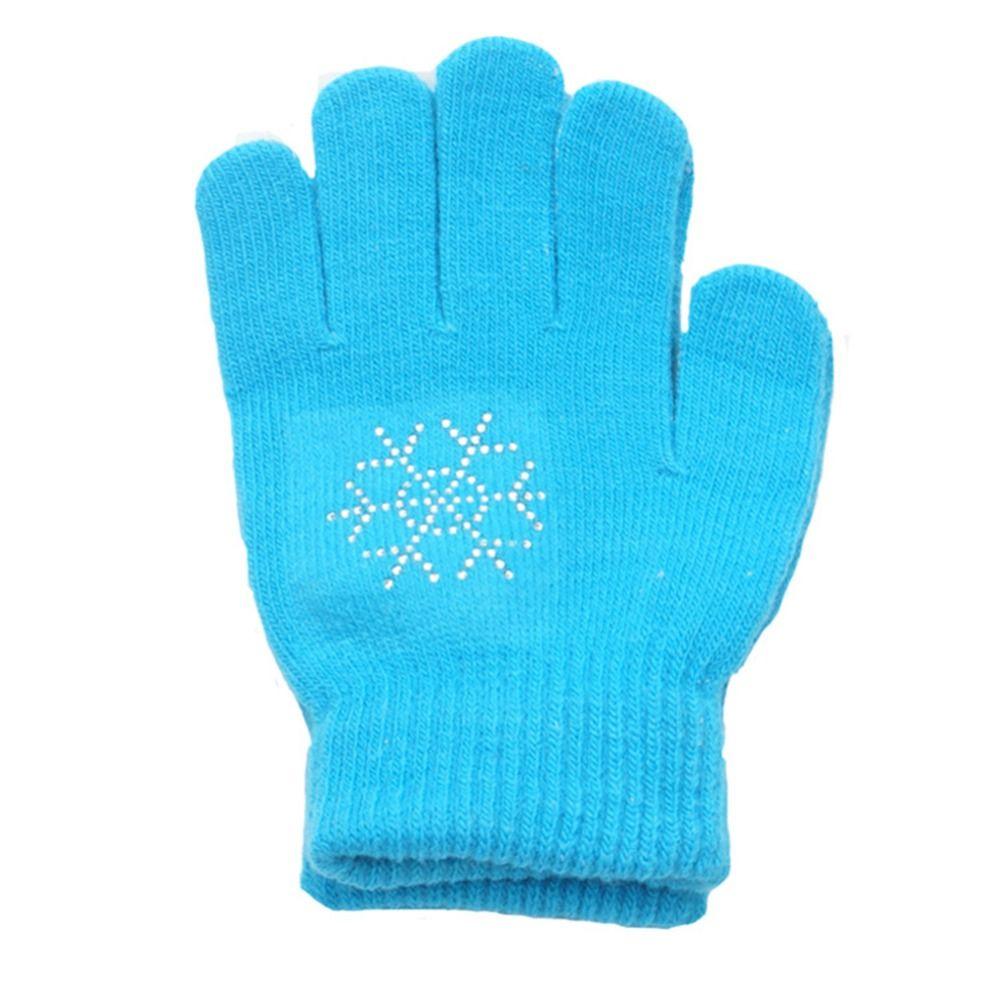 Gants de patinage avec protection de la paume, gants de patinage chauds pour enfants, gants de patinage artistique, sports de glace