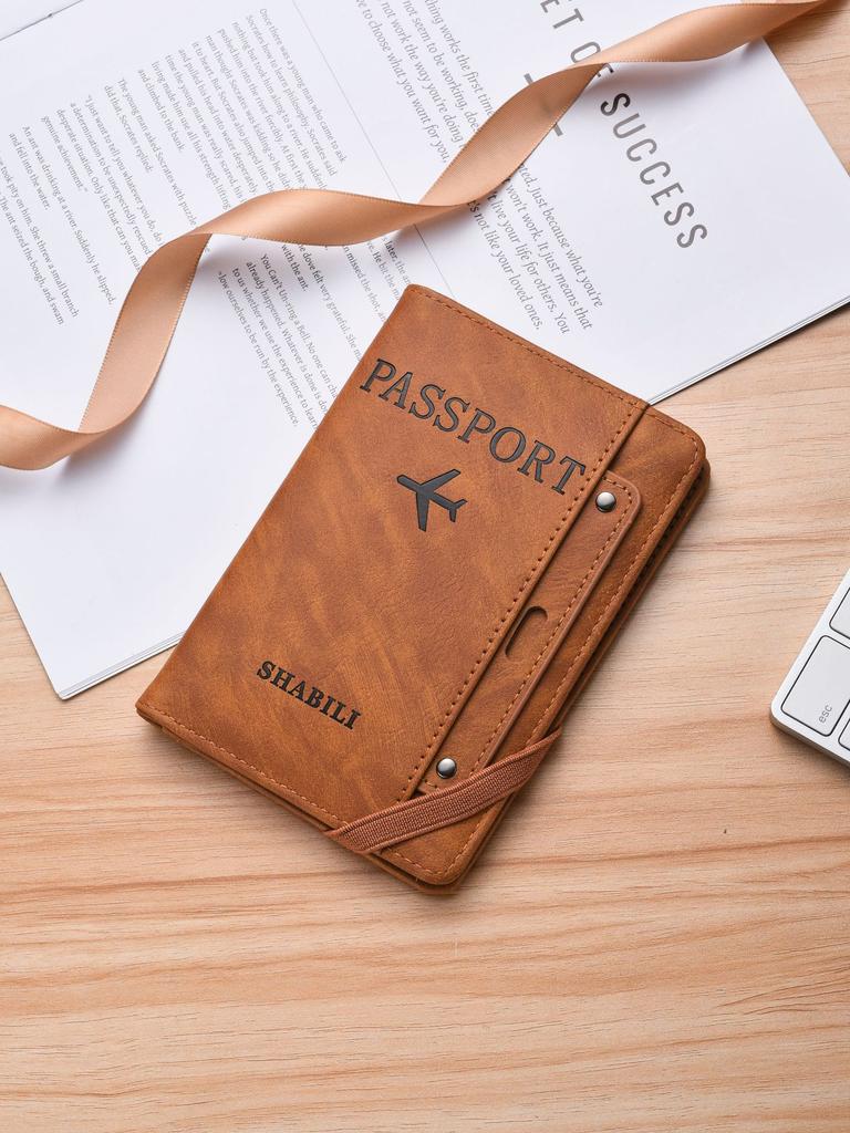 Schoolbag passport holder, new multi-functional storage card holder, integrated overseas travel men and women, passport charter ticket holder