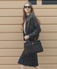 Clave Luna Suede Dark Brown Tote Bag