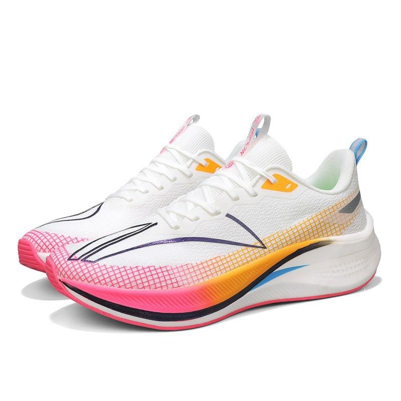 Carbon Plate Running Shoes Men Women Teens Lightweight Breathable Trail Road Marathon Training Sneakers