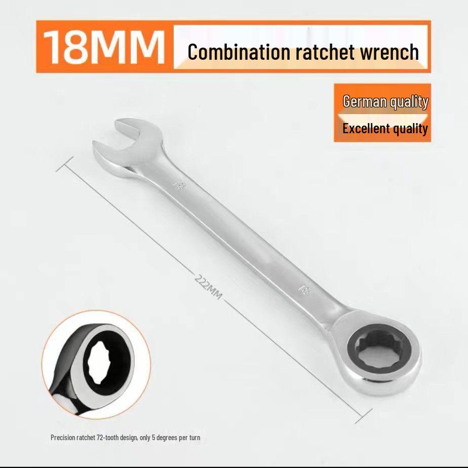 

Промисловий тріскачковий накидний шліцьовий комбінований ключ для авторемонту