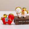 1Pc Gift Ornament Creativity Horse Ornament Souvenir Gift Resin Ornament Festival Gift Mascot Home Decor
