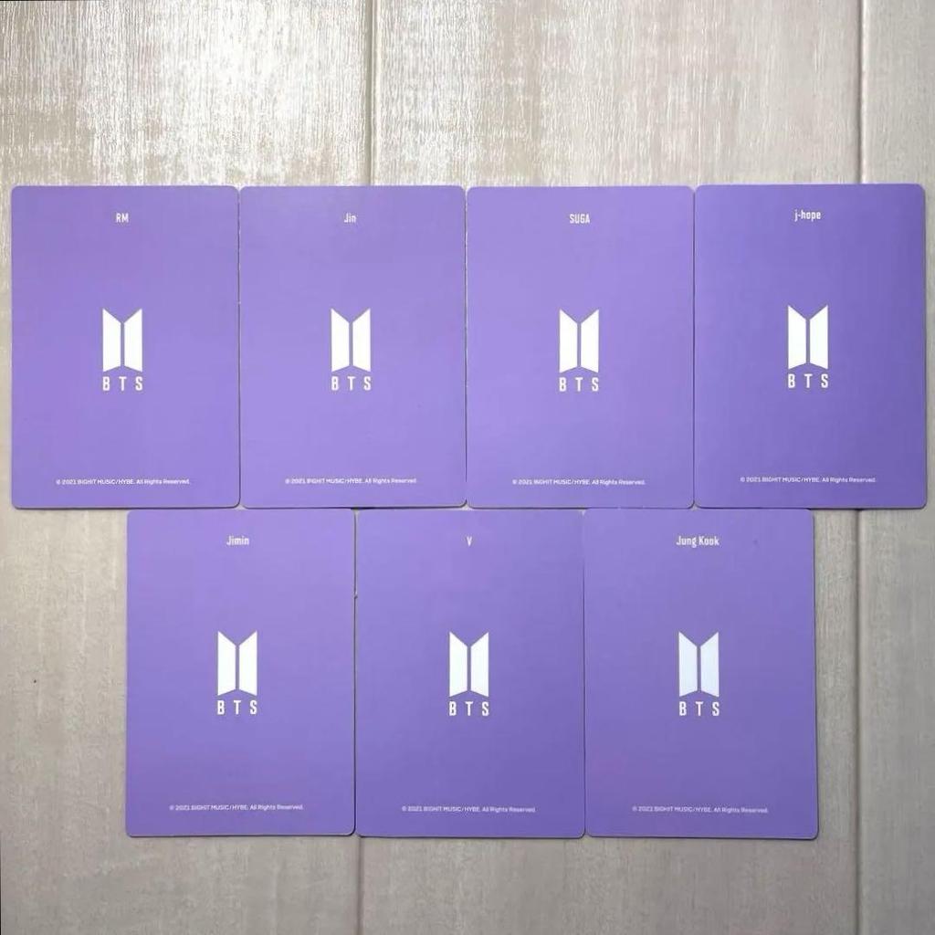 [USED] BTS Official March Box 3 Trading Cards Complete Set of 7