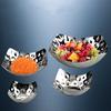 Triangular Stainless Steel Bowl, Dessert Plate, Metal Fruit Plate, Snacks, Appetizers, Buffet, Salad Bowl, Kitchen Storage Tray