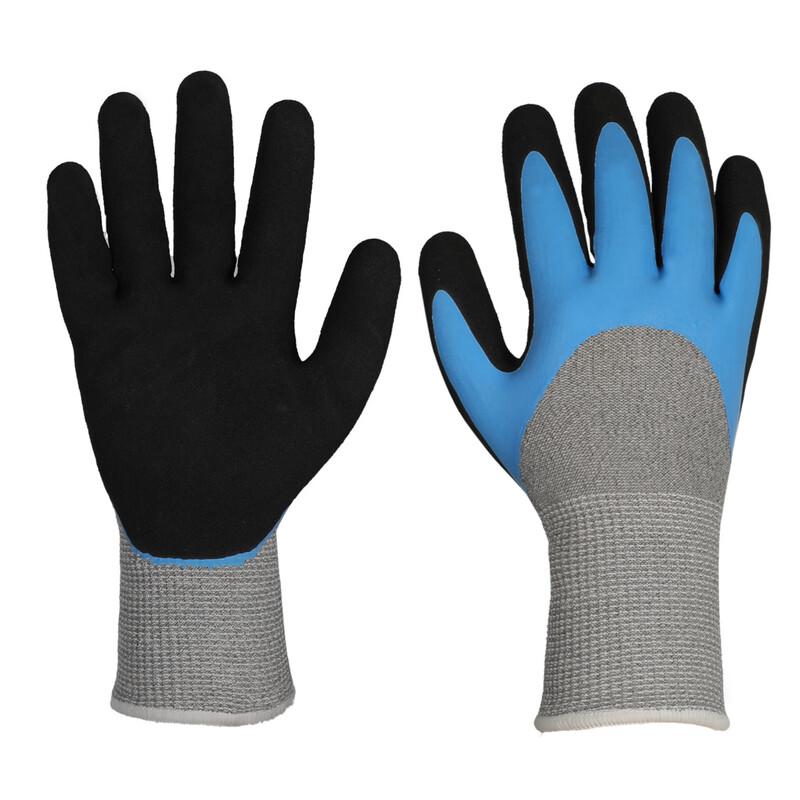 Outdoor Double-Layer Latex Work Gloves