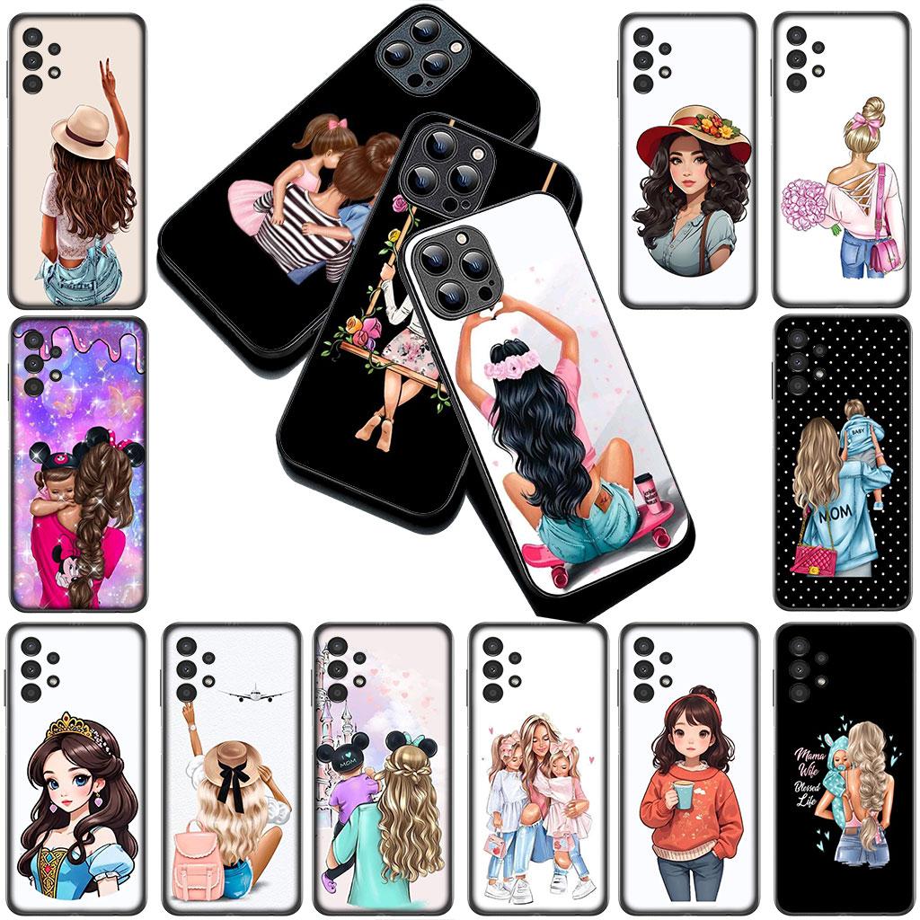 Casing Phone Cover for Xiaomi Redmi Note 14 13 Pro Plus ProPlus 14C 13c Pro+ 5G Case  Woman Baby Girl Mom Family Boy