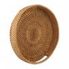 Rattan Woven Tray Serving Storage Trays Storage Basket for Home Kitchen Picnic