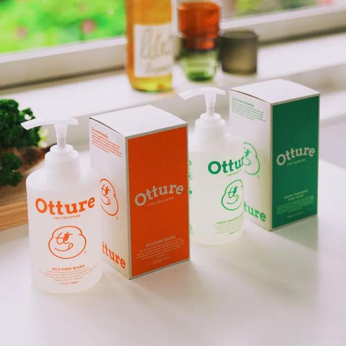 

1+1_Набор для умывания Oture: Экологичное средство для мытья посуды + средство для мытья рук с зеленым мандарином