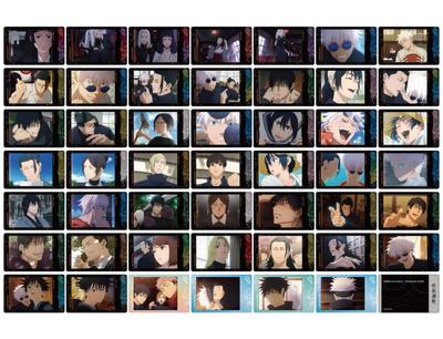 TV Anime Snap Card 16 Pack BOX "Jujutsu Kaisen" Kaitama/Tamaori