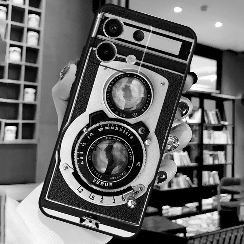 

Vintage Camera For Xiaomi Redmi Note 13 Pro 9 10 11 12 14 15 Pro Plus Case For Redmi 15 12C 13C 14C 10C 15C Redmi 15C 4G