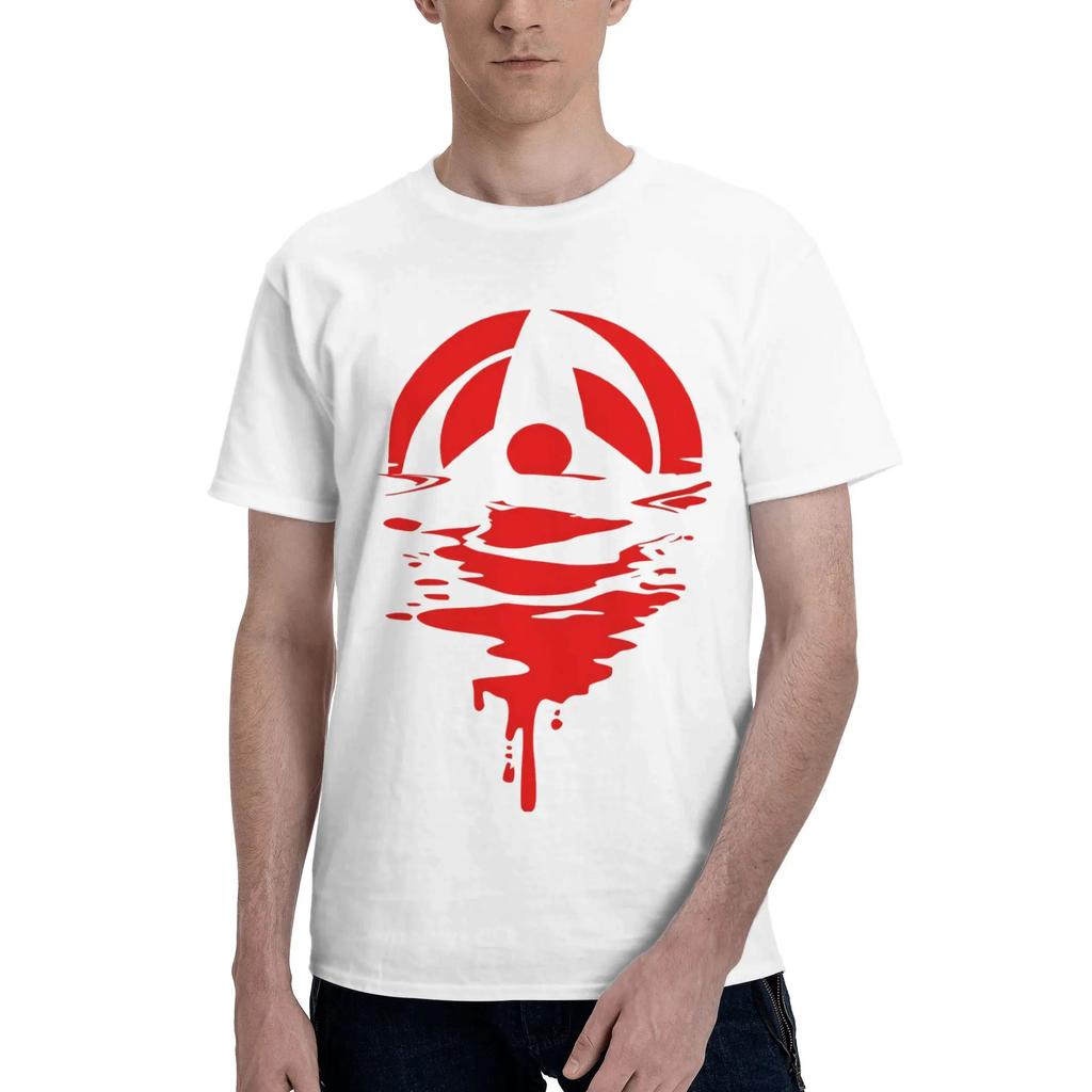 Anime Naruto Anime Sharingan Symbol Unisexs Tshirt Clothes Humorous Tees Short Sleeve Fugees Pure Cotton
