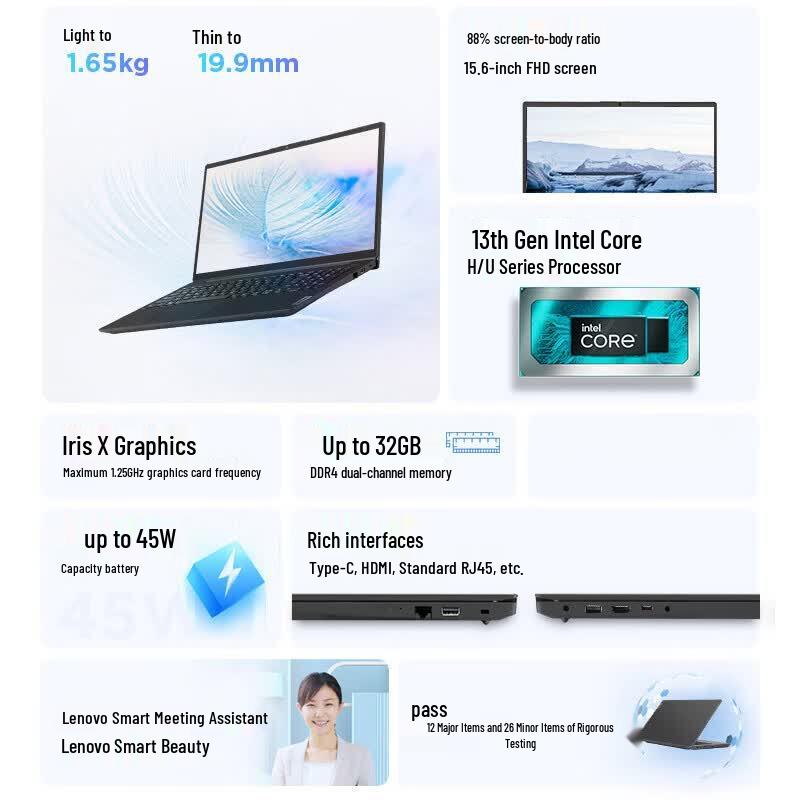 Lenovo Zhaoyang Yue Pro 15.6-inch Business Laptop (CN version)