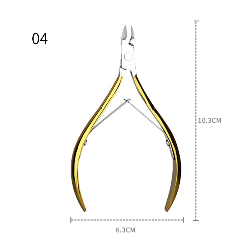 3Pcs/Set Professional Stainless Steel Nail Cutter Scissor Nippers Muti Function Cuticle Pusher Remover Nail Care Manicure Kits