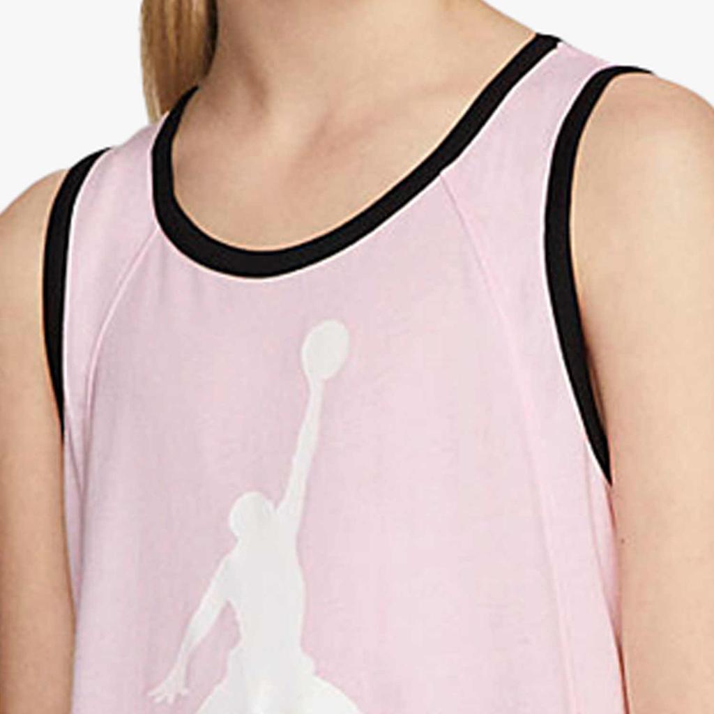 Jordan SS22 Logo Print Sleeveless Dress Kids Dresses Pink DA3669-663