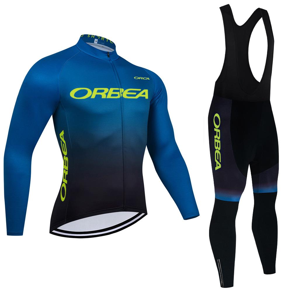 

Winter 2024 ORBEA ORCA Bike Jacket Cycling Team Jersey Pants Set Men Women Ropa Ciclismo Thermal Fleece Por Bicycle Clothing M