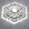 Crystal LED Ceiling Light Modern Ceiling Light Flower Shape LED Recessed Light Decorative Accent Lamp for Gallery Exhibition