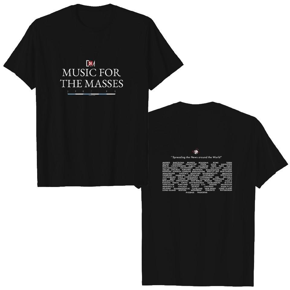 Vintage 1987 Music Tour T Shirt 80s Synth Pop Electronic Band Tee M