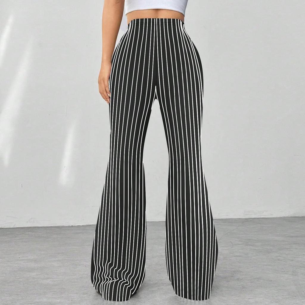Women's Straight Pants Fashion Casual Pants Nine Point Harlan Pants