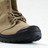 Herren Segeltuchstiefel Militärstil Hohe Wüstenstiefel Seitenreißverschluss Outdoor Wanderschuhe Atmungsaktiv Rutschfest