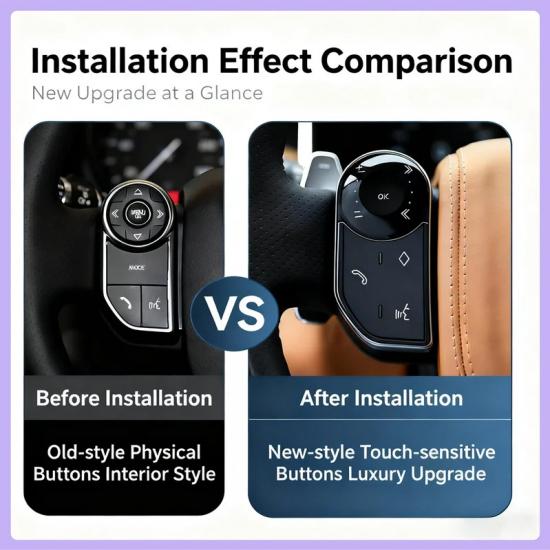 For Rover Range Rover Sport/Vogue Autobiography Steering Wheel Touch Buttons & Power Window Upgrade Buttons - Auto Parts RefitF