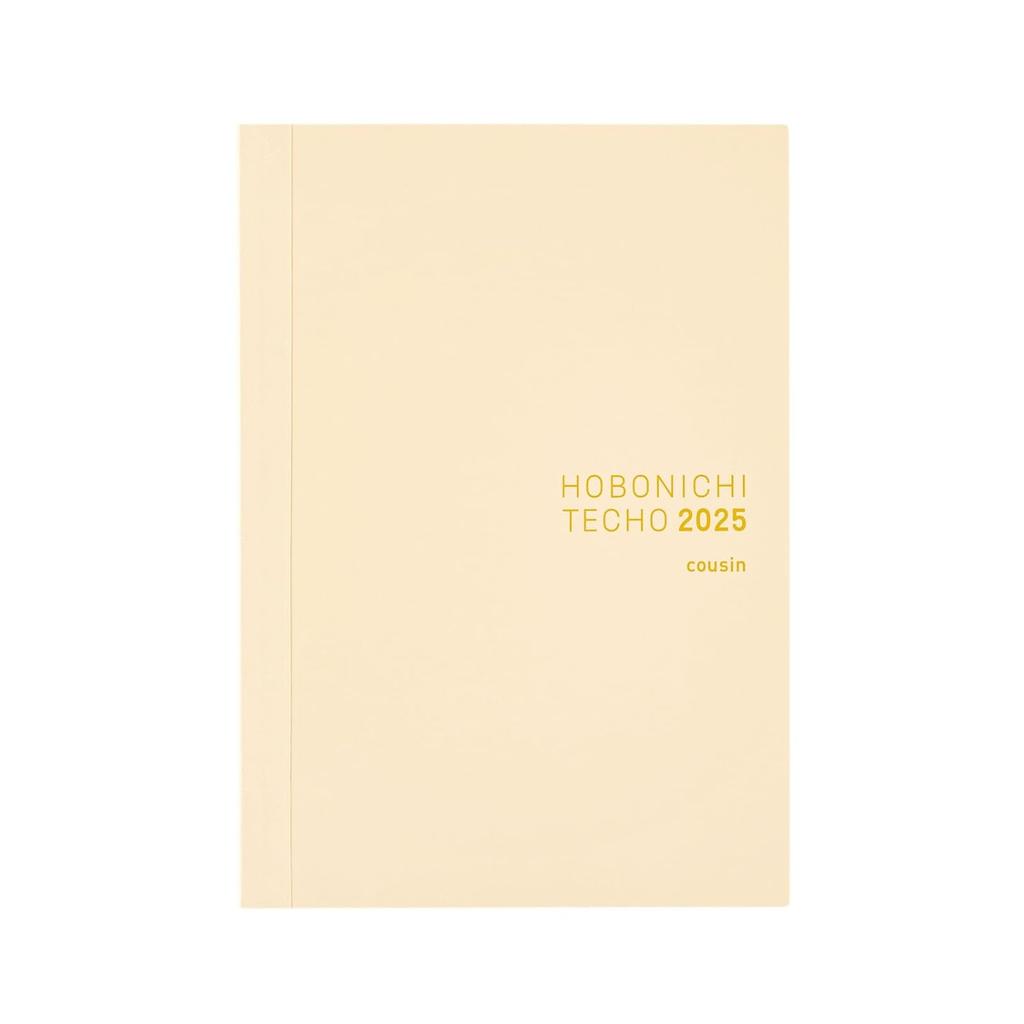 Hobonichi Techo 2025 Planner Cousin (A5) Size, English Version [A5/1 Page Per One Day]