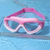 Kids' Waterproof Anti-Fog Swimming Goggles with Integrated Earplugs and Buckle for Boys and Girls