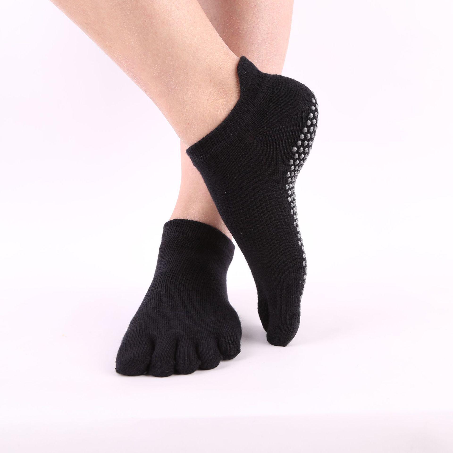 

ToeSox Безспинні Нековзні Шкарпетки з П ятьма Пальцями для Йоги та Пілатесу - Всесезонна Якість One Size