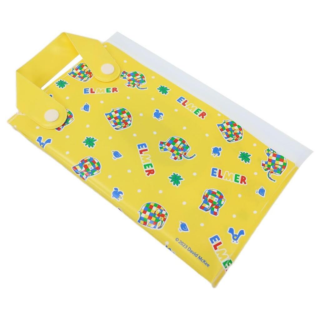 Marushin Elmer the Elephant Smile Elmer Tissue Portable Wet Sheet Perfect for and Product 5565001100 Case, Case, Outdoors, Travel, Outings, Number