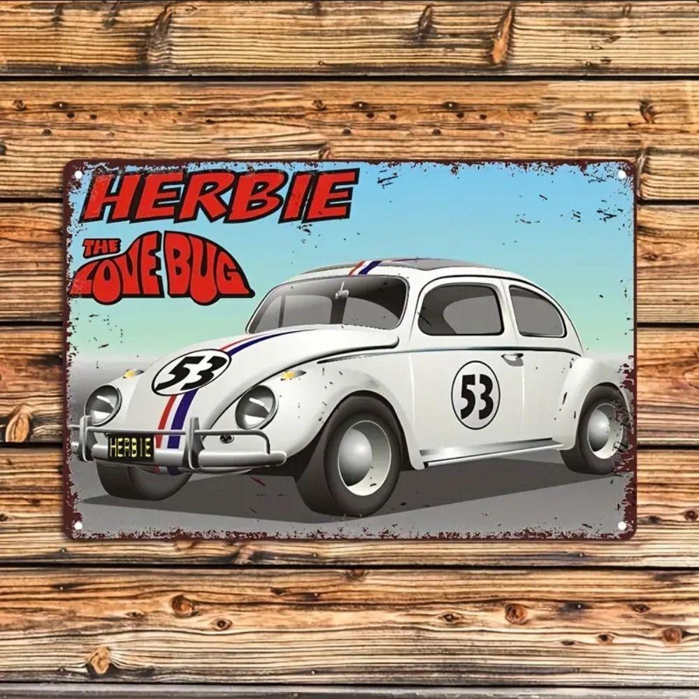 Vintage Metal Sign "Welcome to Wolf Cave" Outdoor Nature Decor 20x30cm