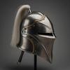 Medieval Barbuta Helmet With Plum Perfect for Renaissance Fair, Cosplay, LARP, Halloween Costume Authentic Steel Armor Replica