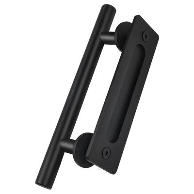 Black Stainless Steel Vintage Barn Door Handle