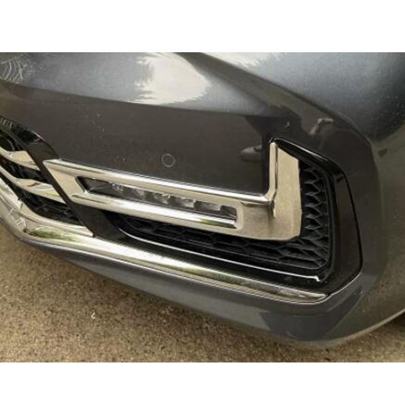 For Honda Odyssey   2024 Front Fog Light Lamp Covers Trim Frame ABS Exterior Accessories Decoration Stickers Parts 2Pcs