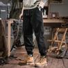 Men's casual pants spring new Korean version trendy brand loose cotton leggings overalls men's clothing ruffian handsome Harlan pants