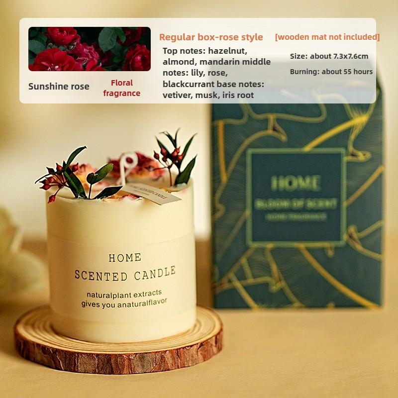 Forest Home Fragrance Candle Hotel Home Soy Wax Smokeless Birthday Gift Comes with Gift Box Aromatherapy Set Premium Gift